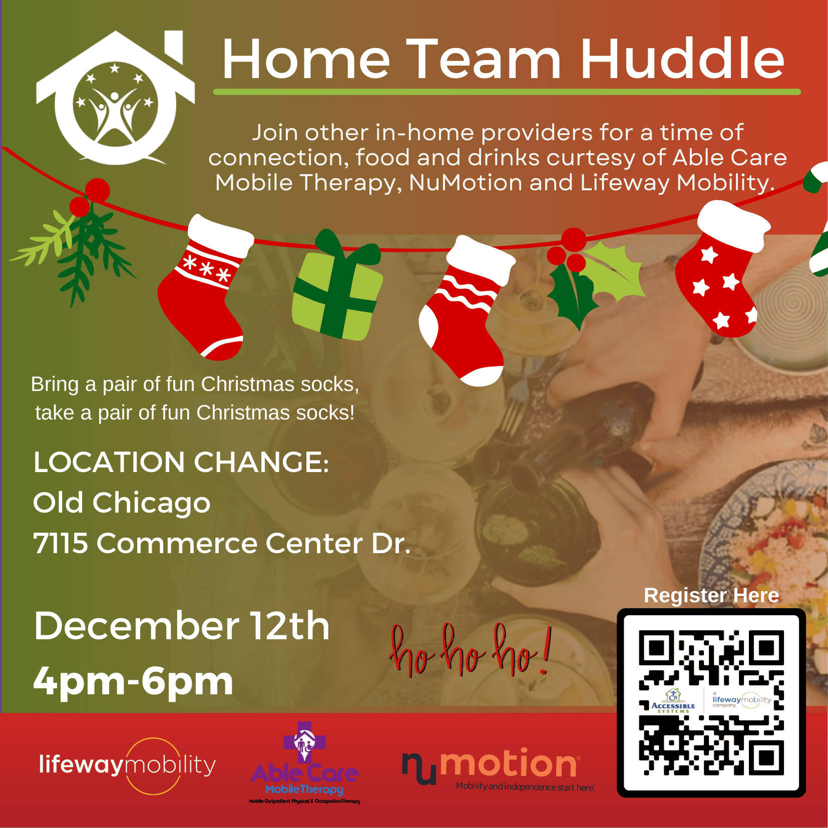 Home Team Huddle December - Lifeway Mobility CO Springs