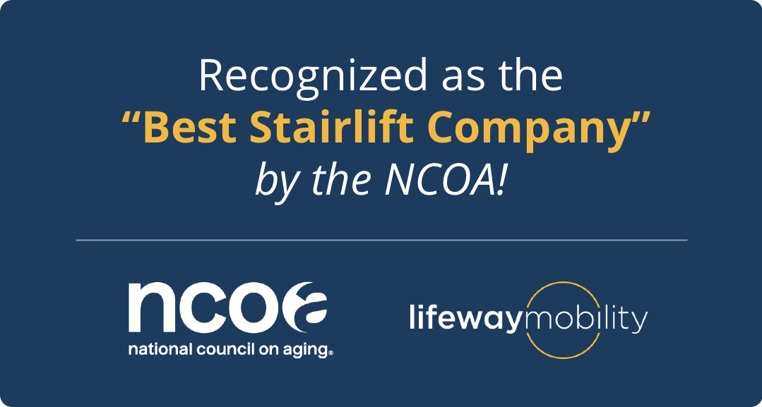 Lifeway Mobility recognized as the Best Stairlift Company by NCOA