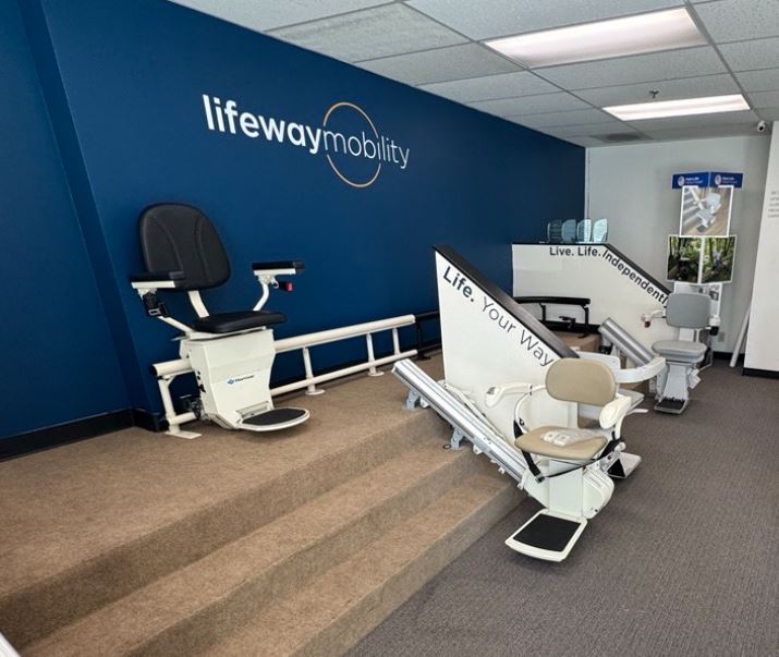 Lifeway Mobility's updated stairlift showroom in Los Angeles