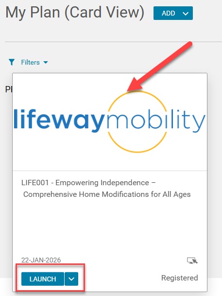 accessing CEU courses from Lifeway Mobility