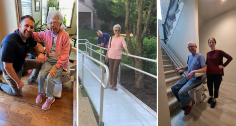 Happy Lifeway Mobility stairlift and wheelchair ramp customers