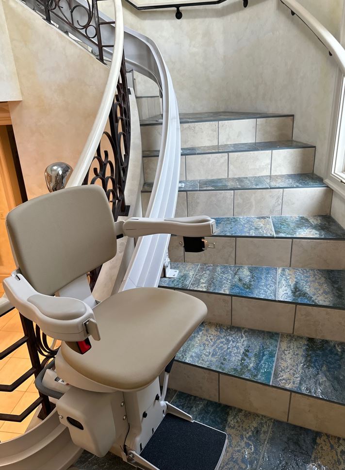 curved stairlifts in Fresno, CA