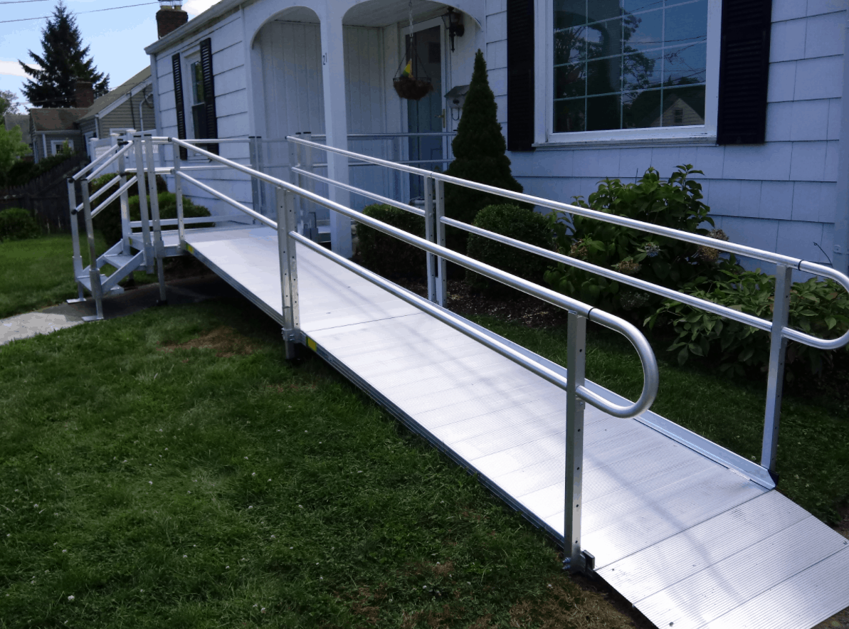 handicap ramp railings
