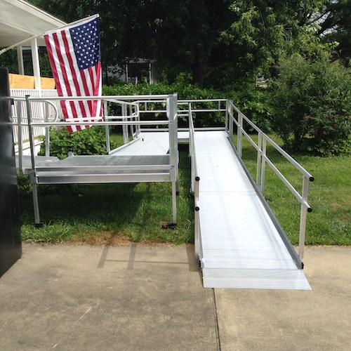 wheelchair ramp in Richmond from Lifeway Mobility