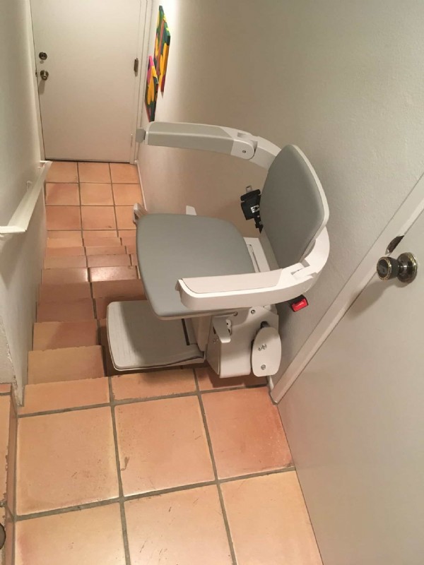 Bruno Elan stairlift installed in Irvine CA by Lifeway Mobility