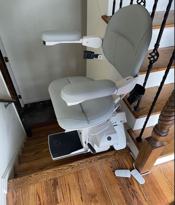 stairlift installed in Hartford CT by Lifeway Mobility