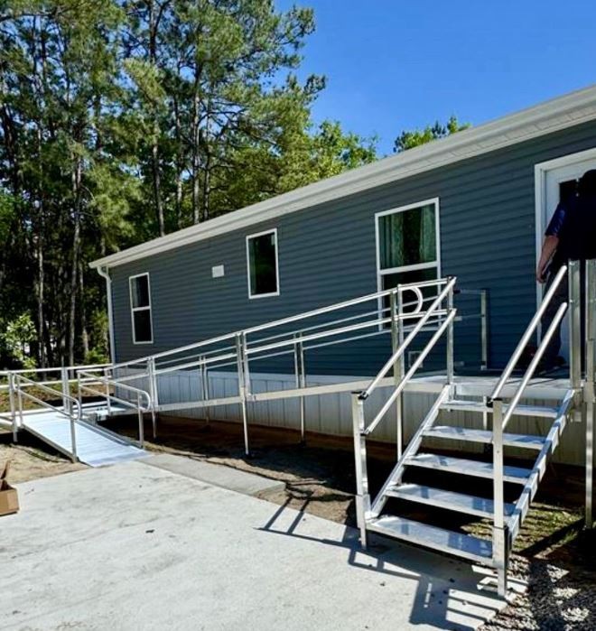 switchback-aluminum-wheelchair-ramp-with-stairs-installed-by-Lifeway-Mobility-Charlotte-for-mobile-home-in-NC.JPG