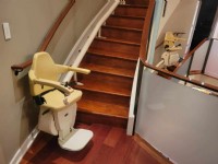 2nd level curved stairlift in Philadelphia installed by Lifeway Mobility
