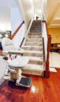 Bruno Elite stairlift in Dayton Ohio installed by Lifeway Mobility