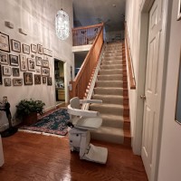 Bruno stairlift installed in Maryland home by Lifeway Mobility
