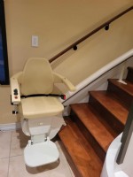 Handicare Freecurve stairlift in Philadelphia installed by Lifeway Mobility