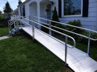 aluminum wheelchair ramp installed by Lifeway in Stratford Connecticut(1)