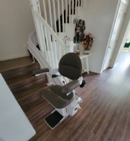 custom curved stairlift in Oakley California by Lifeway Mobility