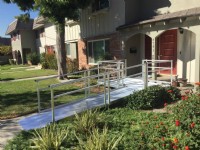 wheelchair ramp installed in Irvine CA