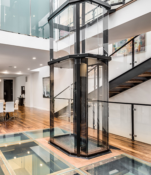 Savaria Vuelift Glass Home Elevator in Chicago, IL, Lifeway Mobility
