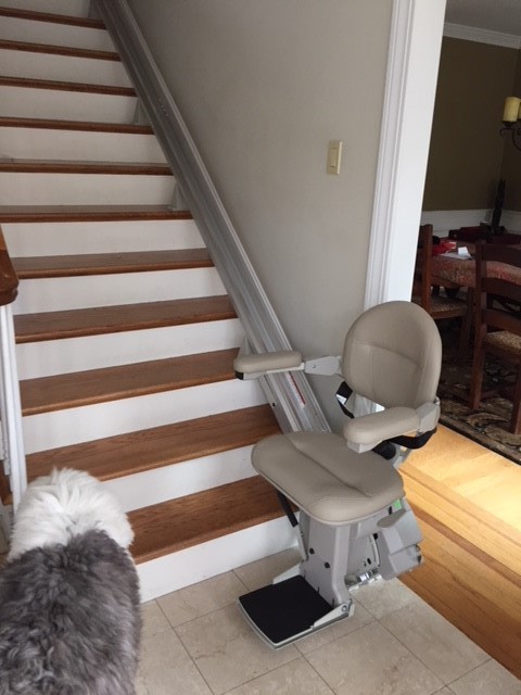 Bruno-Elite-stair-lift-at-bottom-landing-in-Concord-Connecticut.jpg