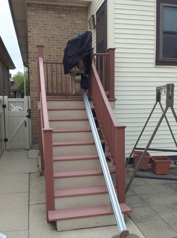 Bruno Elite Outdoor Stair Lift In Chicago Lifeway Mobility