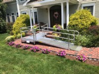 Lifeway-Mobility-ramp installation in front of nice home