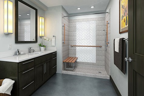 Roll-In Accessible Showers Installed in Chicago, IL | EHLS